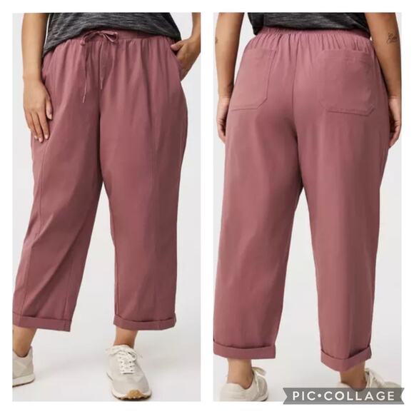 Torrid Ripstop Pull On Active Pants Purple Plus Size 3X - Picture 1 of 7